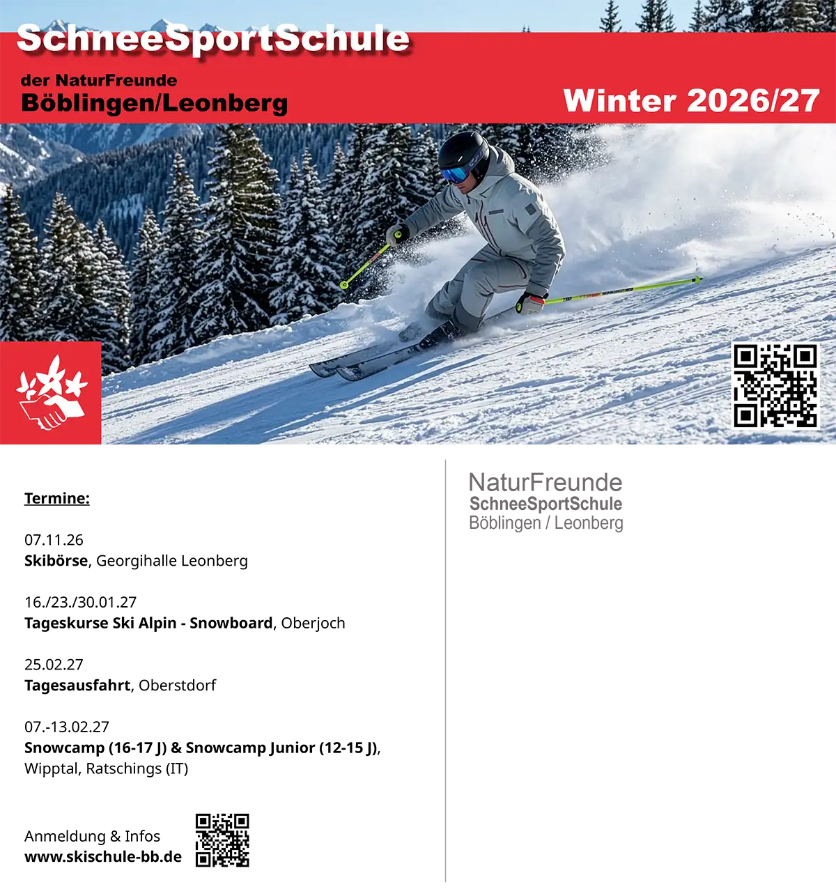 postkarte skischule bb 2026 2027
